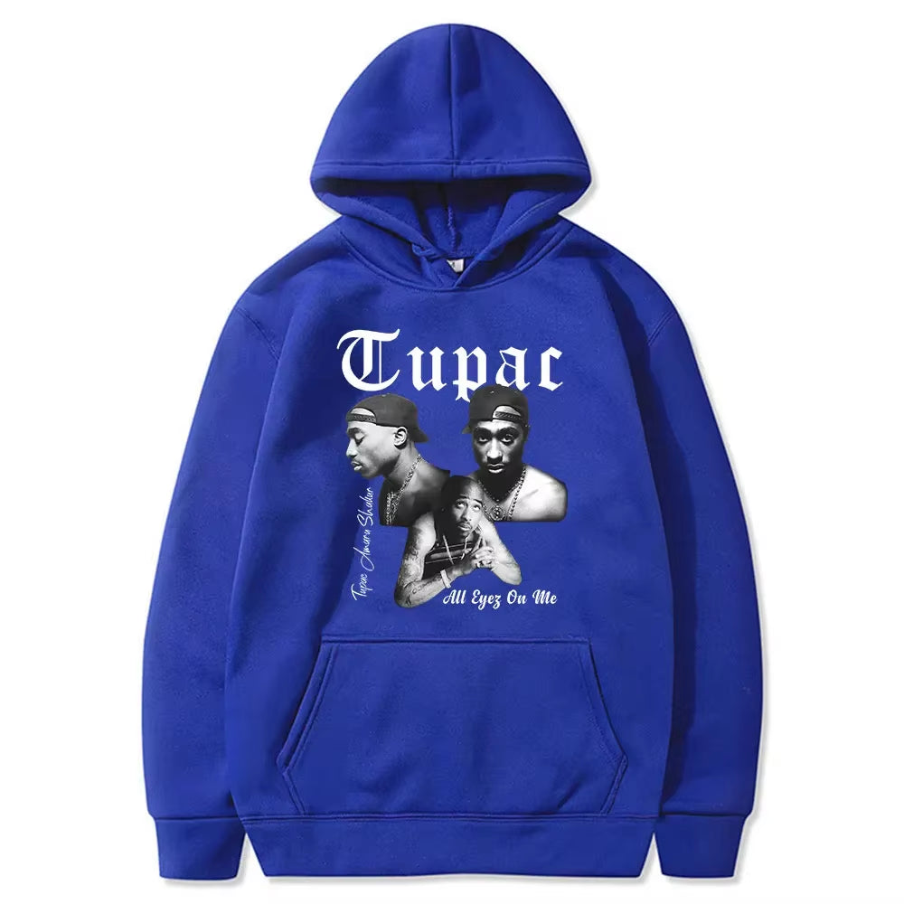 Autumn New 2PAC Hoodies Rapper TUPAC Print Fashion Streetwear Men Women Sweatshirts Hoodie Harajuku Hip Hop Pullover Clothing