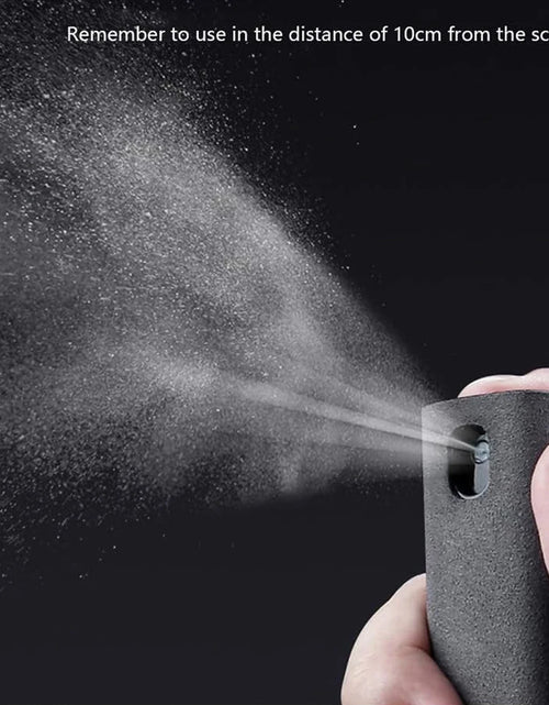 Load image into Gallery viewer, Touchscreen Mist Cleaner, Screen Cleaner, for All Phones, Laptop and Tablet Screens,Two in One Spray and Microfiber Cloth
