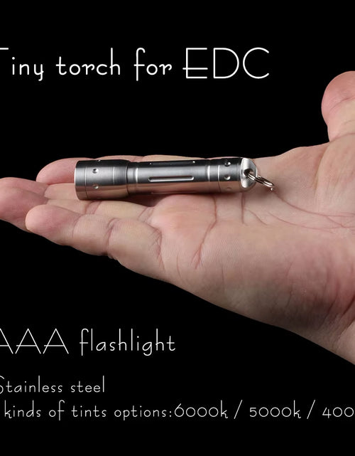 Load image into Gallery viewer, AAA Flashlight, EDC Flashlight , XPE2 Led Inside
