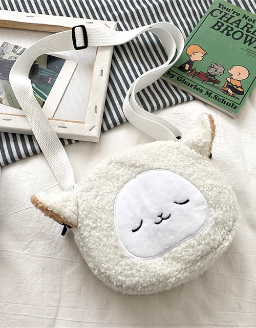 Load image into Gallery viewer, Japanese Style Kawaii Bag Women Cartoon Plush Shoulder Bag for Women New Crossbody Bag Small Phone&amp;Purse Bag Bolsa Feminina
