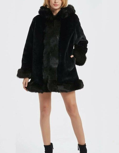 Load image into Gallery viewer, Fashion, Fur Coat, Hooded Coat, Onetiy Fashion Womens, Winter Fashion, Women Jac
