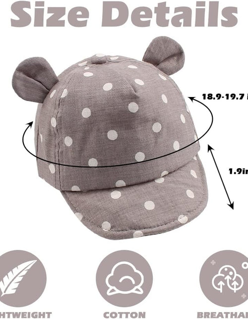 Load image into Gallery viewer, Baby Duck Cap Infant Kids Sun Hat Bear Cute Cartoon Caps Spring Summer
