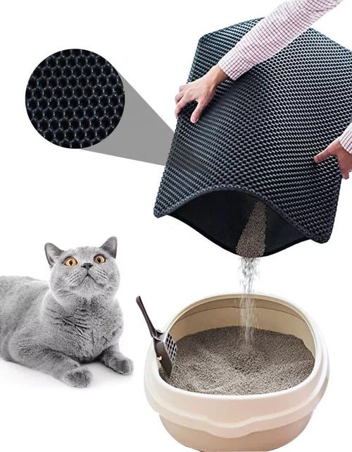 Load image into Gallery viewer, Cat Litter Trapping Mat, Waterproof Kitty Litter Trapper Pad -16&quot;-20&quot;-
